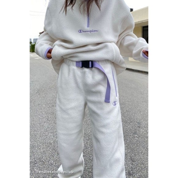 Polar Fleece Belted Sweatpant 